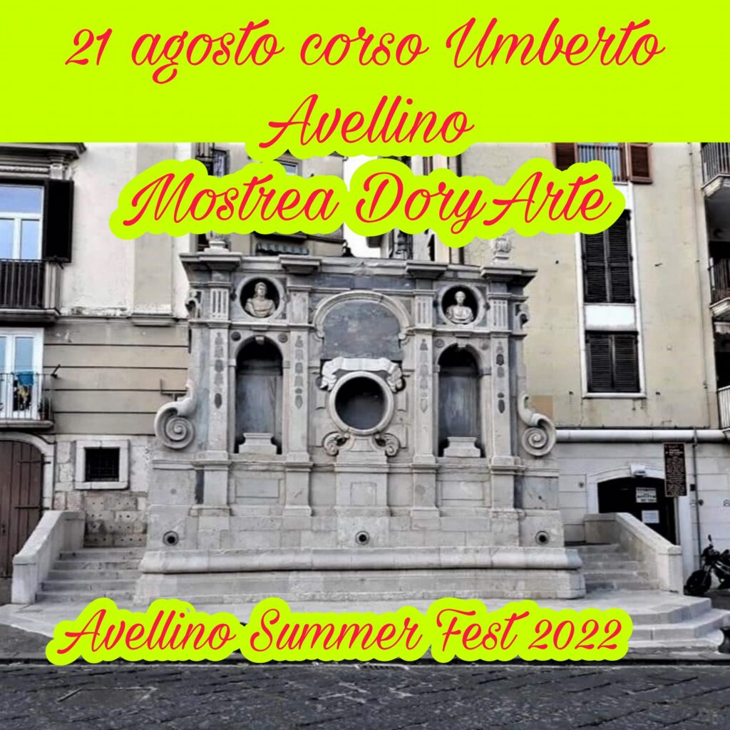 L’artista Dorotea Virtuoso  espone presso corso Umberto ad Avellino