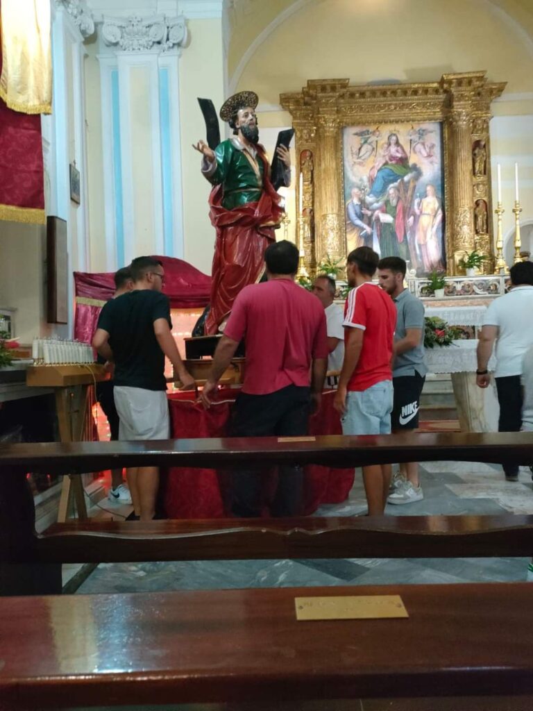 Sirignano   Intronizzazione di SantAndrea