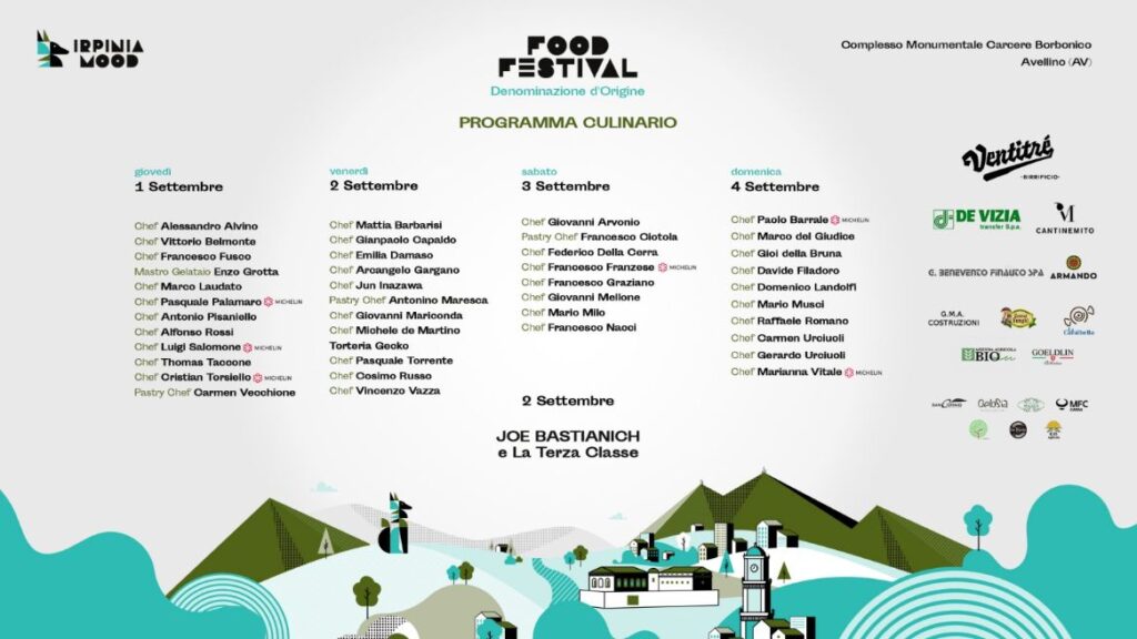 Raduno di stelle e la musica di Joe Bastianich a Irpinia Mood   Food Festival