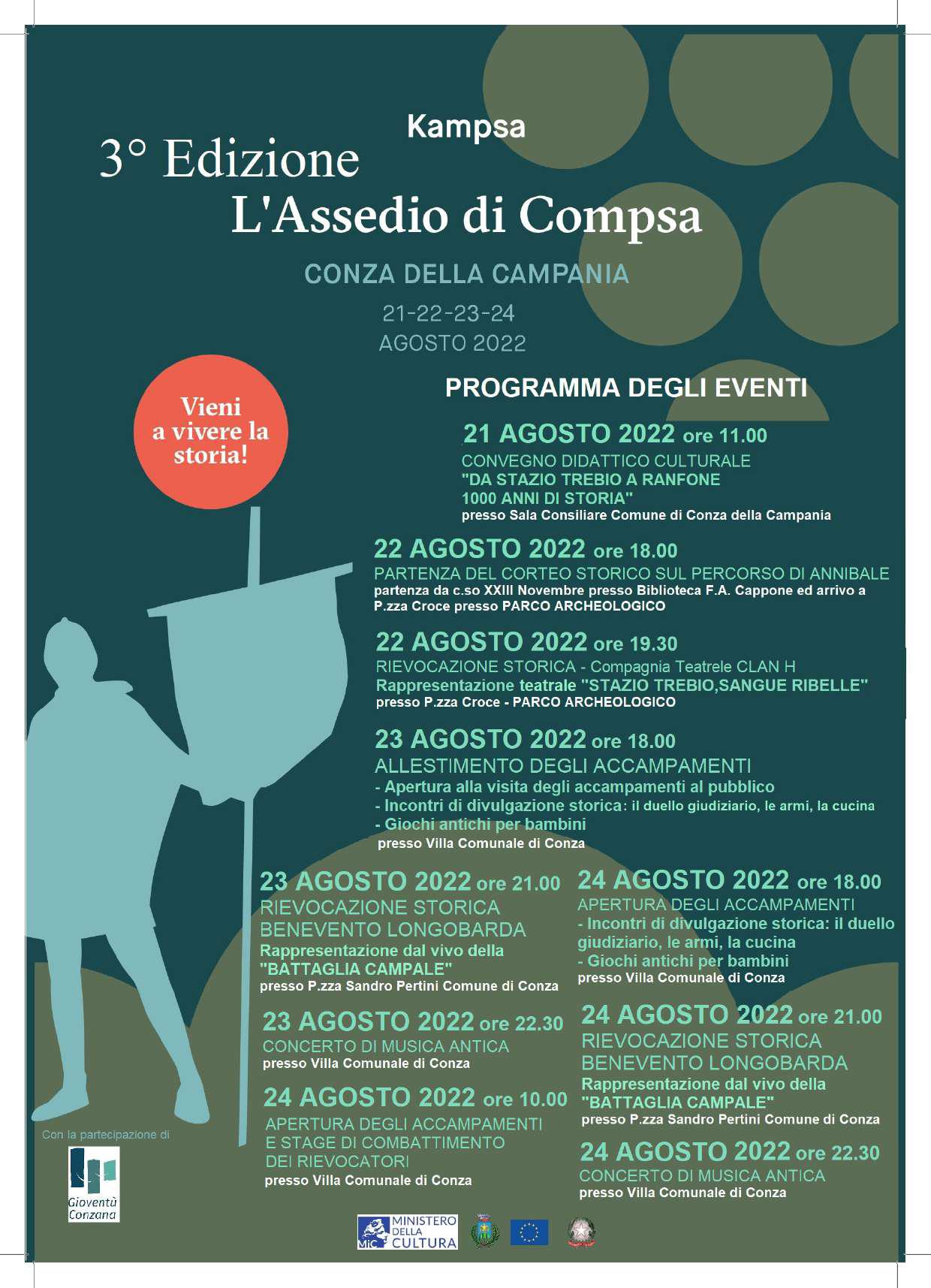 EVENTO “L’ASSEDIO DI COMPSA 3° EDIZIONE”. Presentato a Conza della Campania presso la Biblioteca Comunale EVENTO “L’ASSEDIO DI COMPSA 3° EDIZIONE”. Presentato a Conza della Campania presso la Biblioteca Comunale