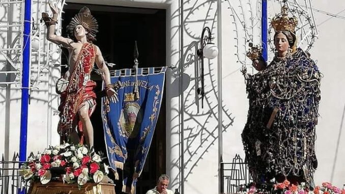 san sebastiano e madonna