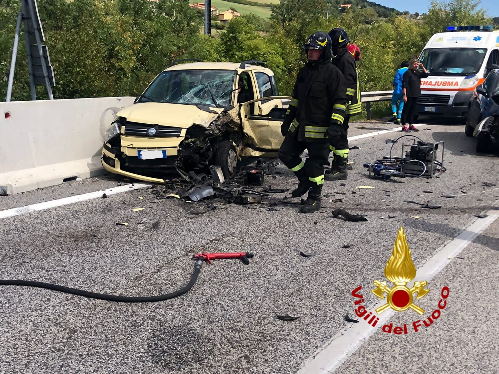 Incidente stradale a Nusco, sull’Ofantina, rimangono ferite due persone una di Monteforte e l’altra del Salernitano