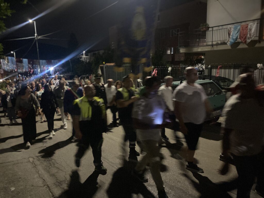 Avella  Processione della Madonna delle Grazie e di San Sebastiano   la soddisfazione del parroco e del Comitato