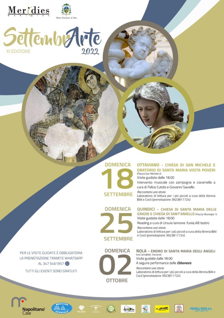 Viaggio tra le bellezze di Ottaviano, Quindici e Nola: al via lXI edizione di SettembrArte Viaggio tra le bellezze di Ottaviano, Quindici e Nola: al via lXI edizione di SettembrArte