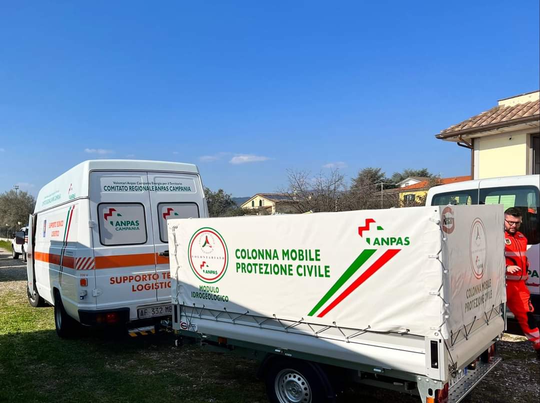 L’intervento dei Volontari Anpas Campania per l’alluvione Marche