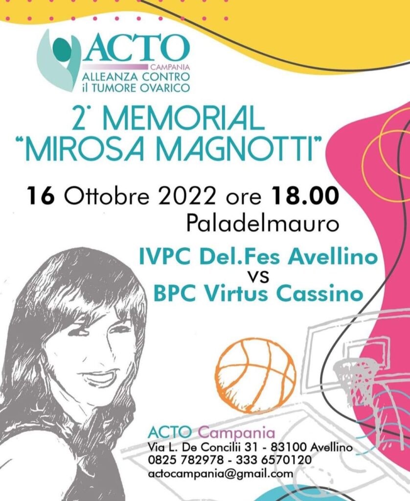 ACTO Campania e IVPC Del Fes per il 2° Memorial Mirosa Magnotti, appuntamento domenica alle 18 al PalaDelMauro