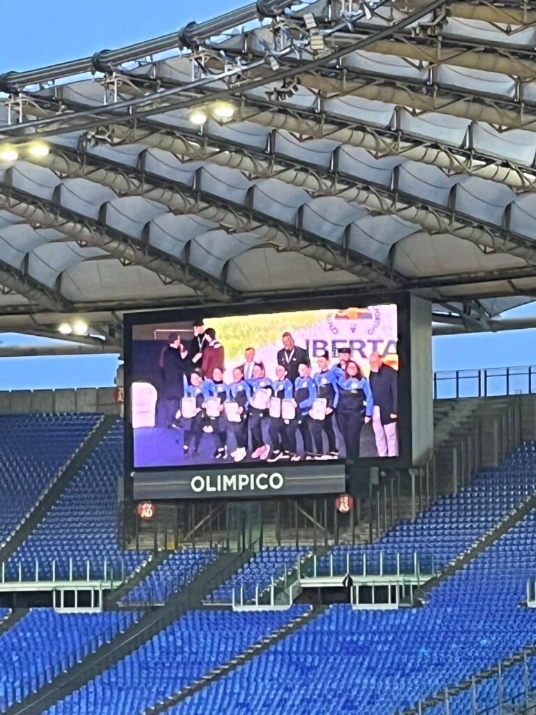 BAIANESE.  Le ginnaste dellAn.Si.Ca premiate a Roma dal presidente Nazionale CONI Giovanni Malagò