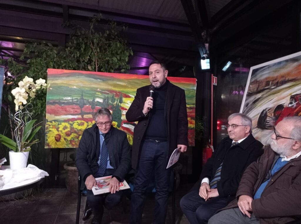 Al Centro Servizi Moccia di Pratola Serra, inaugurata la mostra “ Omaggio al Maestro del colore Fernando Masi” e presentazione del nuovo calendario illustrato di Alessia.