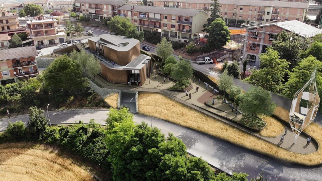 Un edificio tutto green per il nuovo museo Casa del Giglio di Flumeri (Avellino)