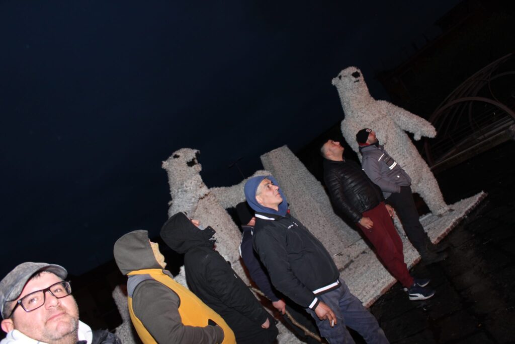 Mugnano del Cardinale  Acceso il Fucarone di Santa Lucia. Foto