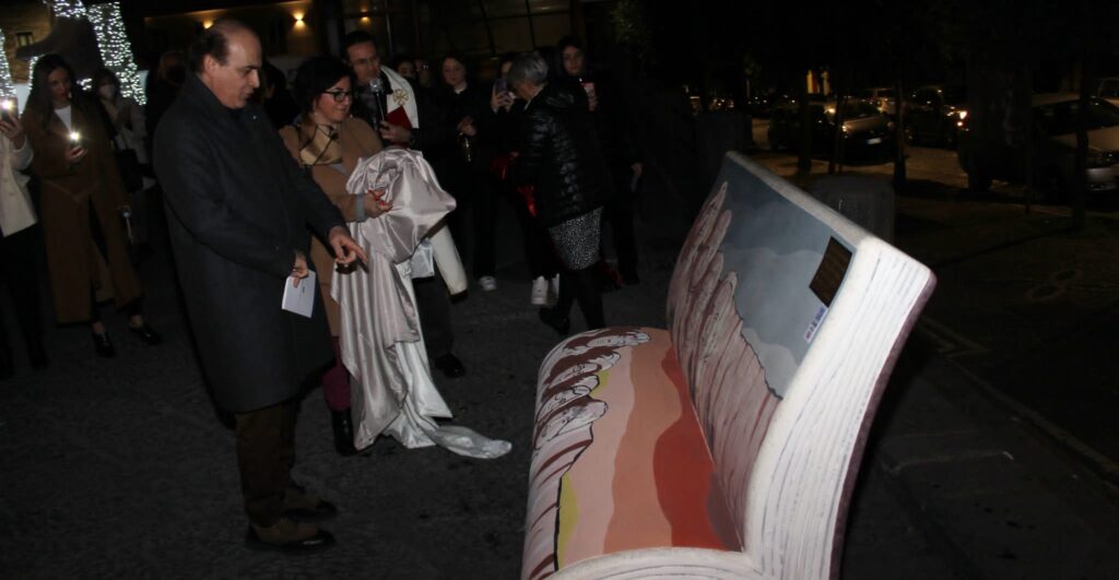 MUGNANO. Le foto più belle dell’inaugurazione della Panchina Letteraria