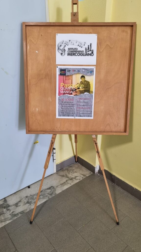 MERCOGLIANO.Incontro commemorativo presso lIstituto Comprensivo a trentanni dalluccisione di Pasquale Campanello.