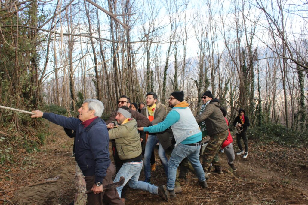 SPERONE. Il taglio del Maio di Sant’Elia. Le foto più belle di Francesco Piccolo