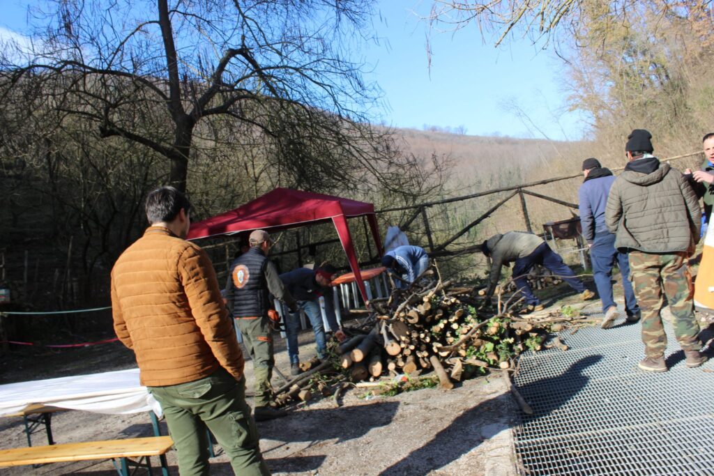 SPERONE. Il taglio del Maio di Sant’Elia. Le foto più belle di Francesco Piccolo
