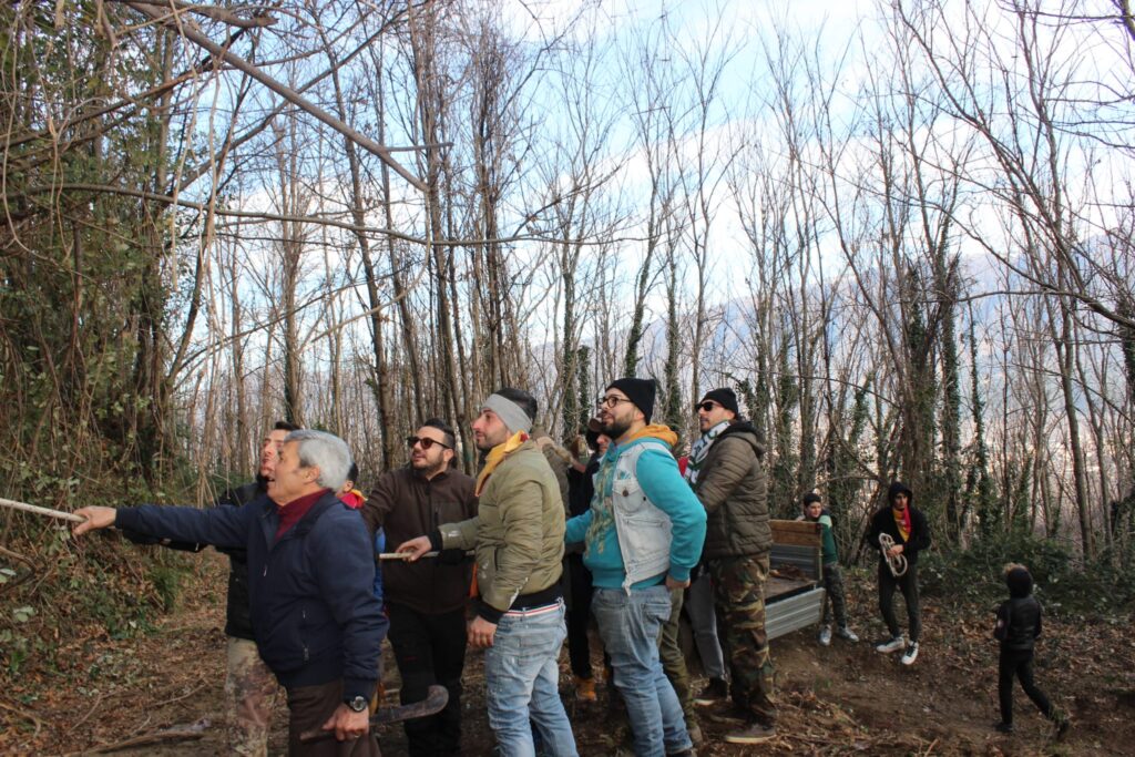 SPERONE. Il taglio del Maio di Sant’Elia. Le foto più belle di Francesco Piccolo
