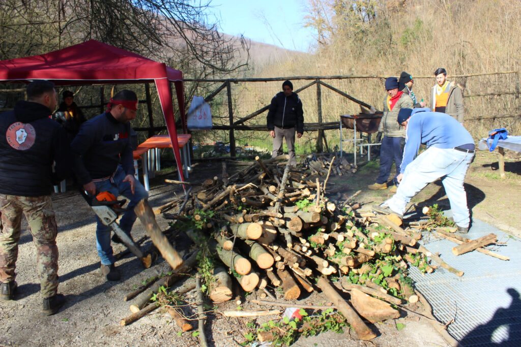 SPERONE. Il taglio del Maio di Sant’Elia. Le foto più belle di Francesco Piccolo