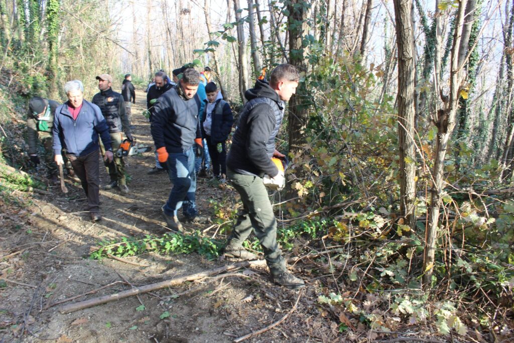 SPERONE. Il taglio del Maio di Sant’Elia. Le foto più belle di Francesco Piccolo