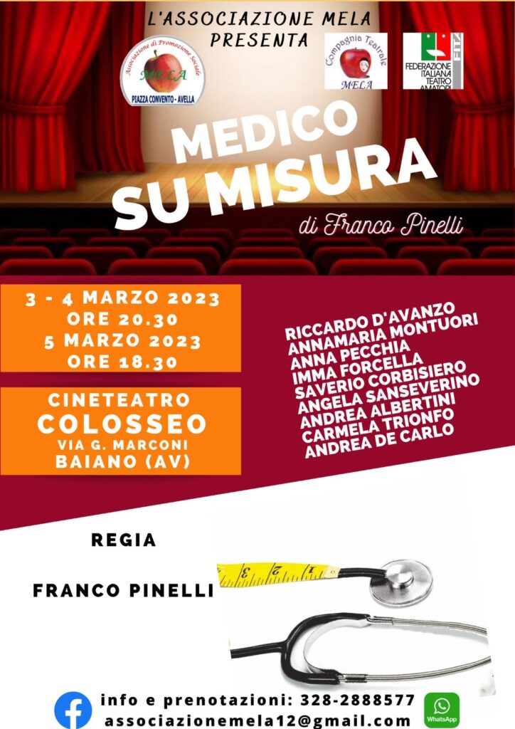 BAIANO. Pronta ad iniziare la stagionale della Compagnia Teatrale Stabile MELA.