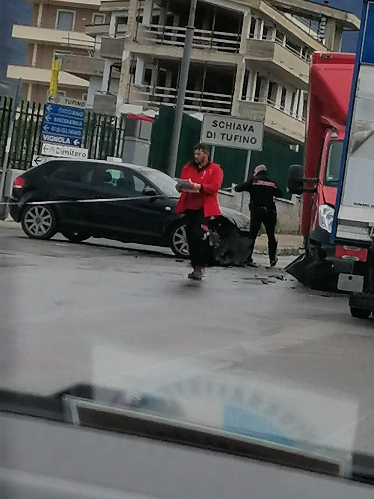 SCHIAVA di TUFINO. Incidente sulla Nazionale delle Puglie SCHIAVA di TUFINO. Incidente sulla Nazionale delle Puglie