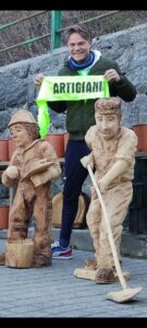 CICCIANO. Cristo fra i muratori: carro allegorico dedicato alla Sicurezza sul Lavoro Presentato da “Comitato carro Artigiani”