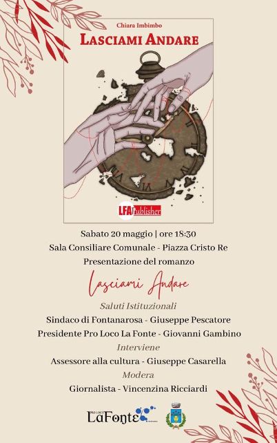 LA SCRITTRICE CHIARA IMBIMBO PRESENTA IL SUO LIBRO A FONTANAROSA (AV) LA SCRITTRICE CHIARA IMBIMBO PRESENTA IL SUO LIBRO A FONTANAROSA (AV)