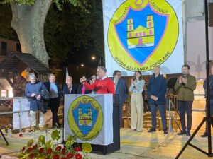 MUGNANO DEL CARDINALE. Nuova Alleanza Popolare tiene il comizio in piazza Padre Pio. Foto e Video