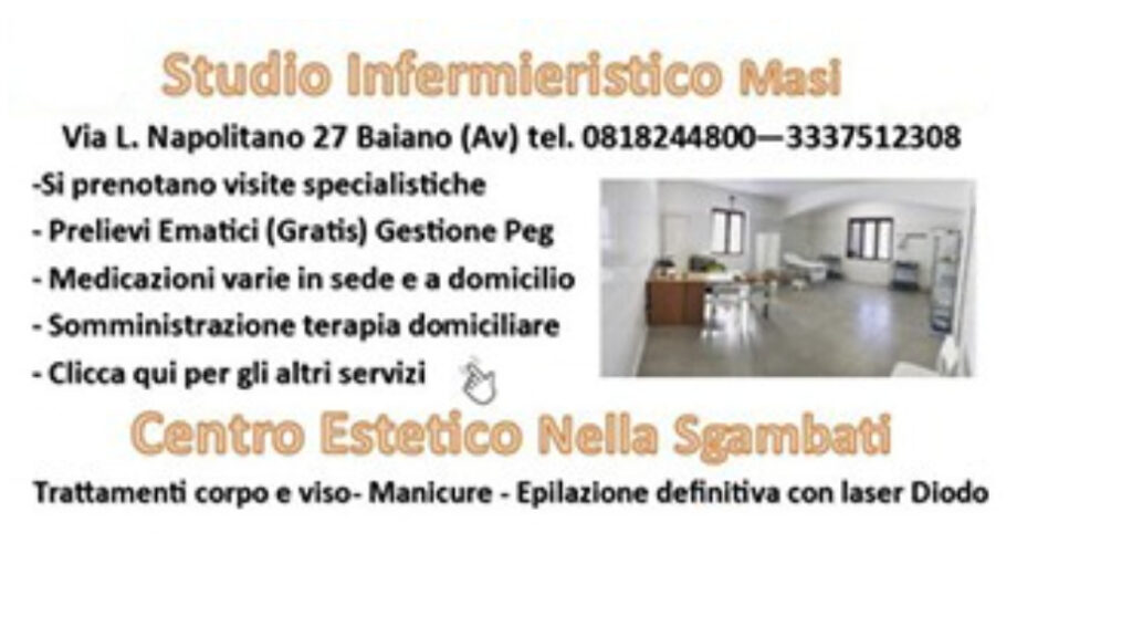 BAIANO: Studio infermieristico Masi