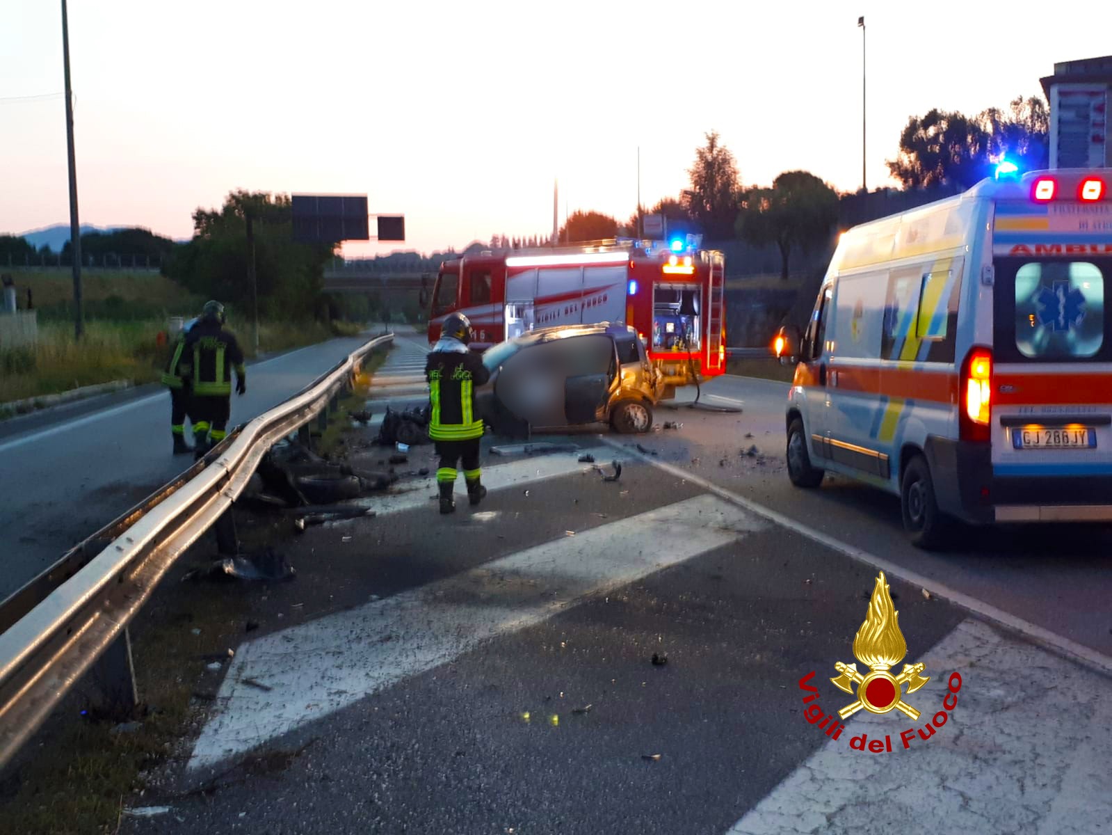 AVELLINO. Incidente stradale sulla Statale 7bis, 45enne perde la vita AVELLINO. Incidente stradale sulla Statale 7bis, 45enne perde la vita