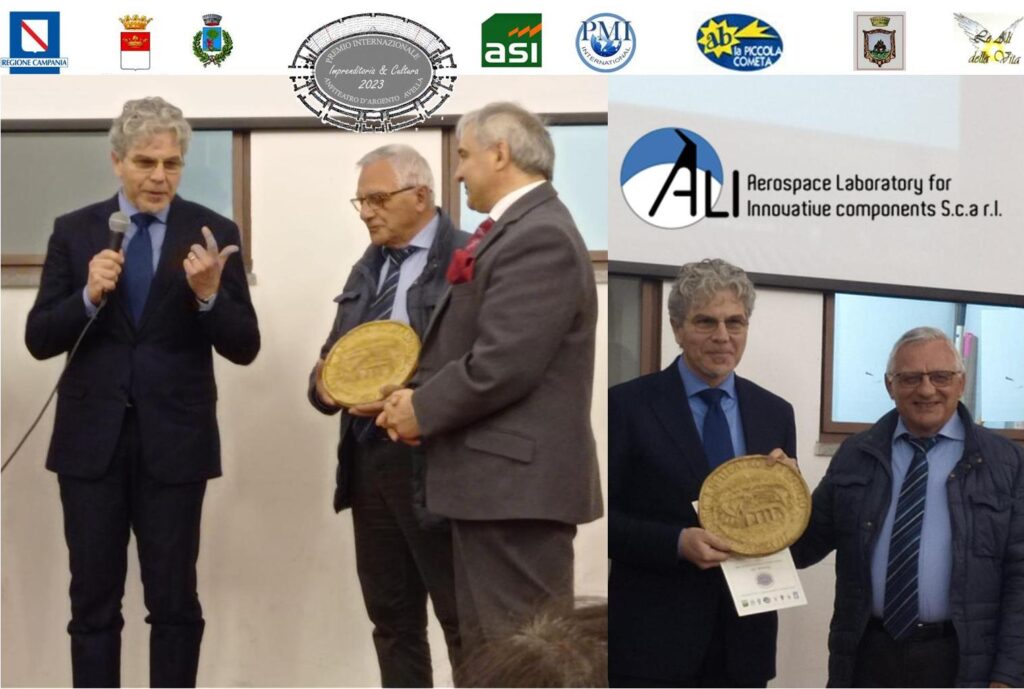 Ricerca e progetti eccellenti questa è la mission del Consorzio ALI Aerospace Laboratory for Innovative components di Napoli che a Lauro ha ricevuto il Premio ”Eccellenze Imprenditoriali della Campania nel mondo”
