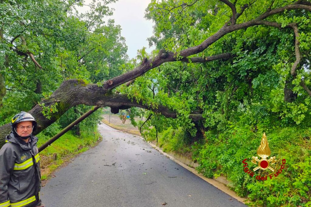 IRPINIA. Maltempo, forti piogge nel baianese e tra Grottaminarda e Ariano. Numerosi interventi dei Vigili del Fuoco