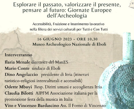 Locandina evento Eboli 16 giugno