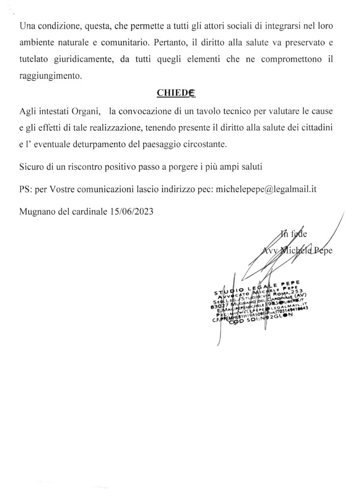 MUGNANO DEL CARDINALE. Installazione di antenna 5G a pochi passi da scuola. Pepe (PD) chiede tavolo tecnico, la richiesta è disattesa
