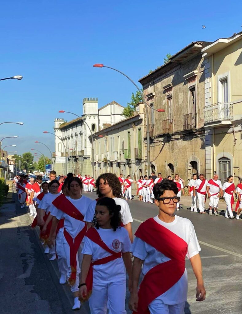 Baiano: Arrivo dei battenti in onore della festa di Santo Stefano