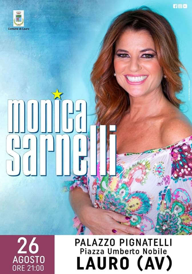 Lauro il 26 agosto Monica Sarnelli in concerto Lauro il 26 agosto Monica Sarnelli in concerto