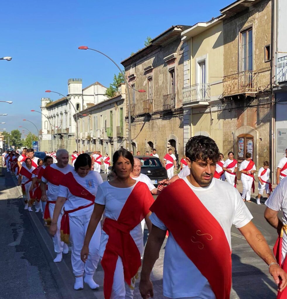 Baiano: Arrivo dei battenti in onore della festa di Santo Stefano