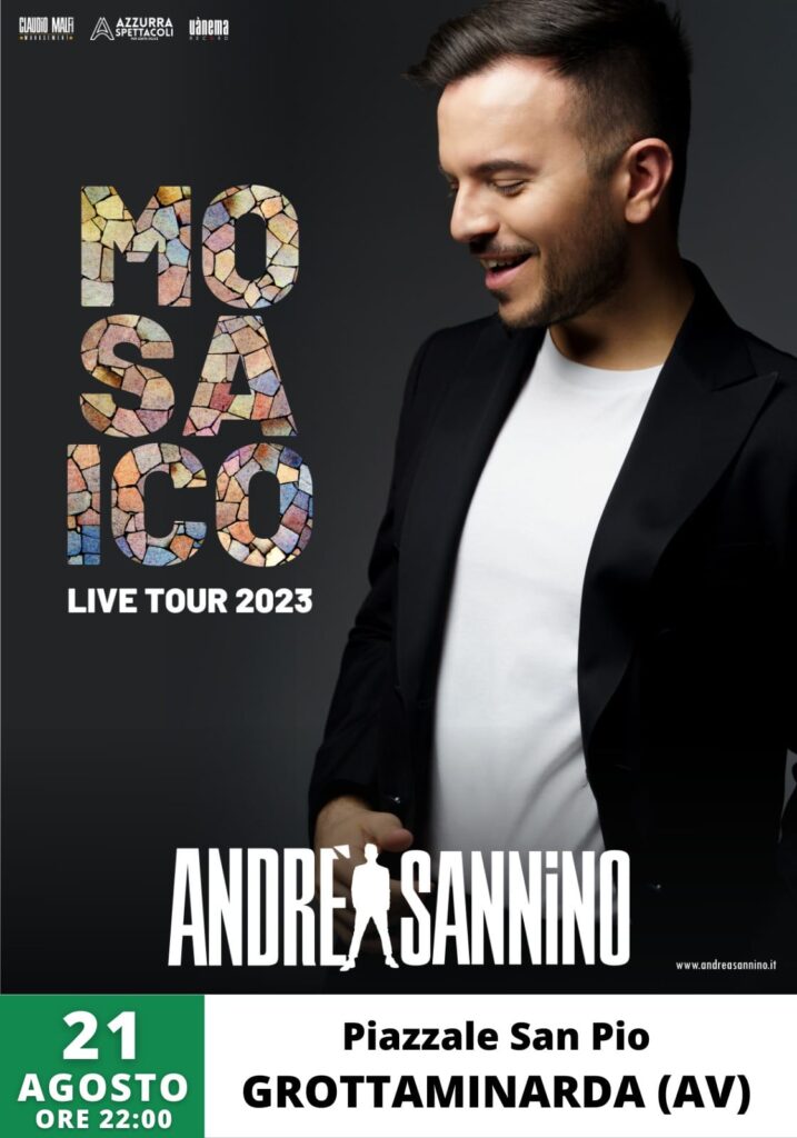 A GROTTAMINARDA È IL GIORNO DI ANDREA SANNINO.