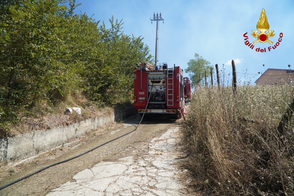 ARIANO IRPINO. A fuoco un capannone di unazienda agricola, ustionato il proprietario 50enne ARIANO IRPINO. A fuoco un capannone di unazienda agricola, ustionato il proprietario 50enne
