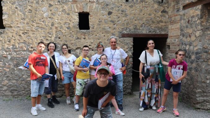 Pompei, al via nel Parco Archeologico percorsi inclusivi per ragazzi con  disabilità cognitiva con la cooperativa Il Tulipano -