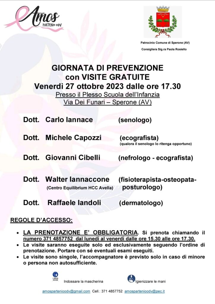 Giornata di Prevenzione a Sperone (AV): Salute al Centro dellIniziativa