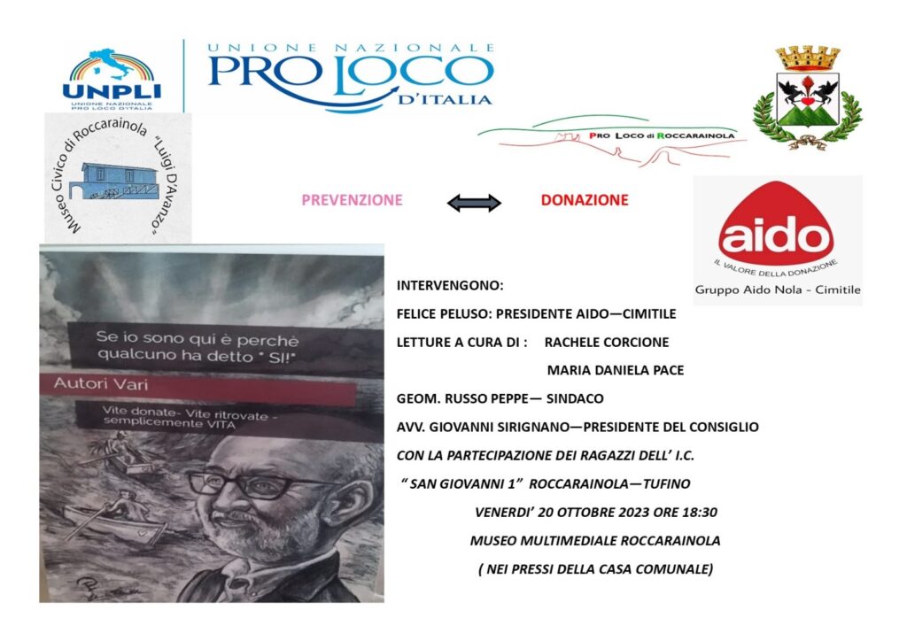 ROCCARAINOLA Continuano gli eventi a Roccarainola per il mese della prevenzione e informazione. ROCCARAINOLA Continuano gli eventi a Roccarainola per il mese della prevenzione e informazione.