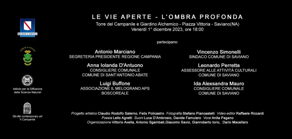 LE VIE APERTE   OMBRA PROFONDA