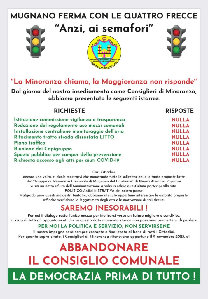 Mugnano   La democrazia prima di tutto!   per Nuova Alleanza Popolare interviene Felice DApolito