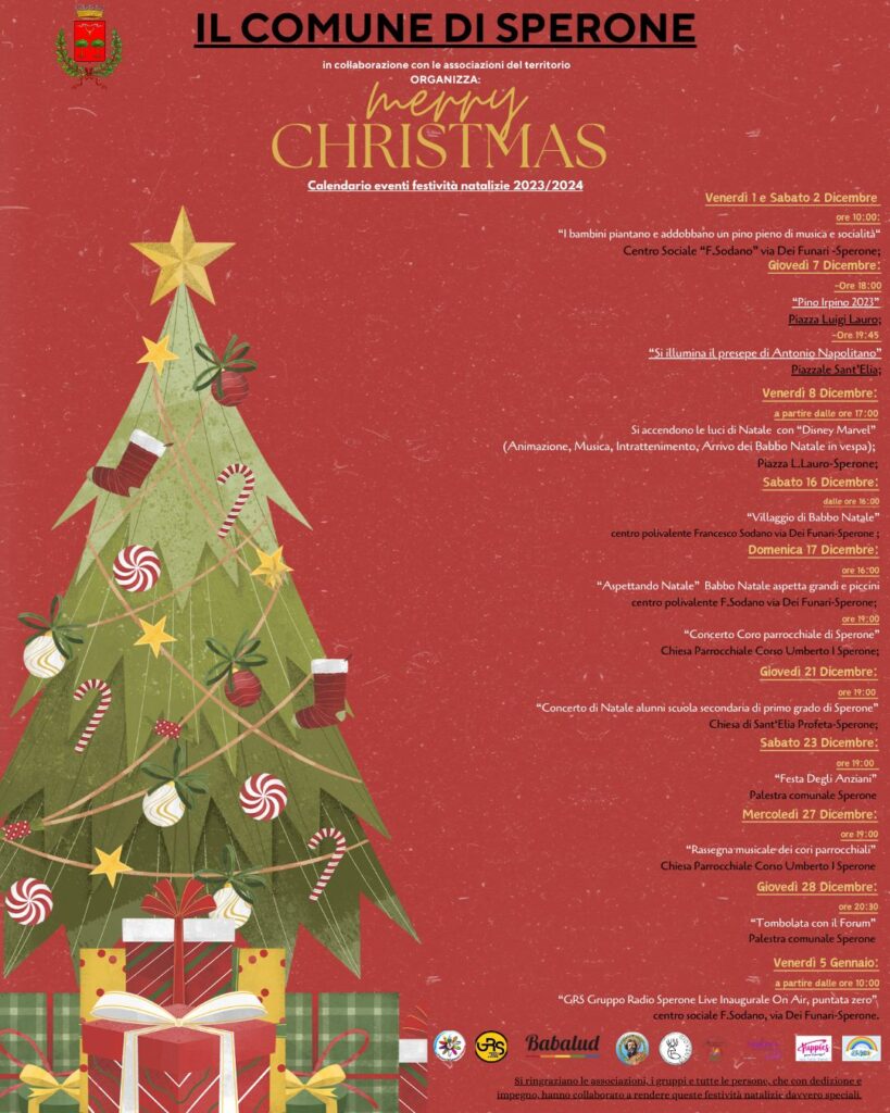 Sperone si illumina di magia natalizia: un ricco programma di eventi dal 1 dicembre al 5 gennaio 2024