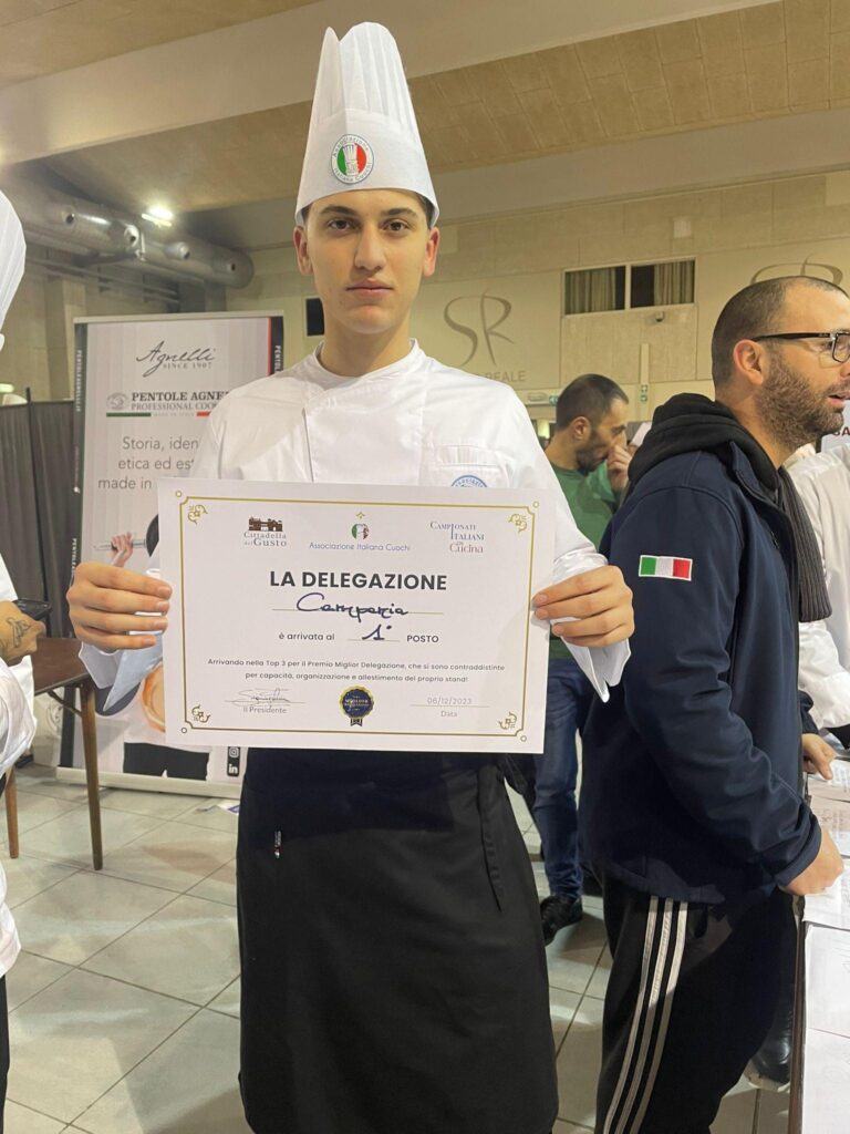 Il Team Campania splende ai Campionati Italiani della Cucina.  Un Trionfo di talenti del Vallo di Lauro