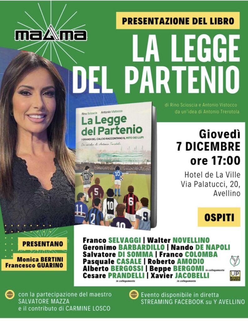 AVELLINO. La Legge del Partenio, evento di presentazione il 7 dicembre