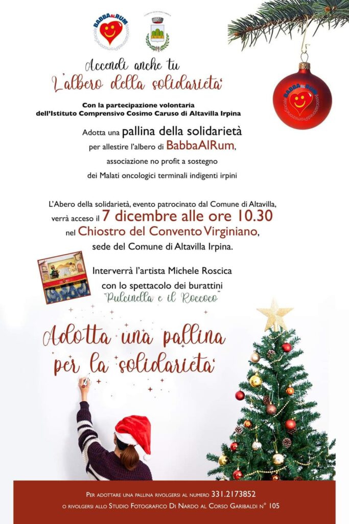 LAlbero della Solidarietà di Altavilla Irpina: Un simbolo di Generosità e Sostegno