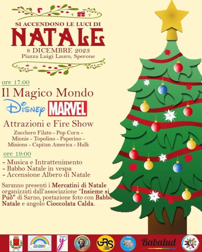 Sperone si illumina di Magia: LAttesa accensione delle Luci di Natale l8 dicembre