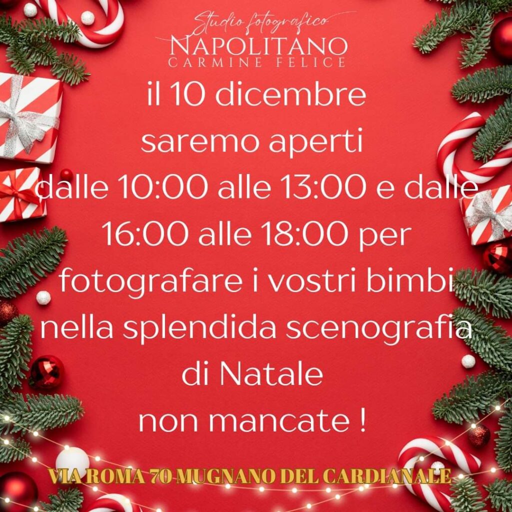 Mugnano   Fai vivere le emozioni del Natale ai tuoi figli con gli scatti di Carmine Felice Napolitano