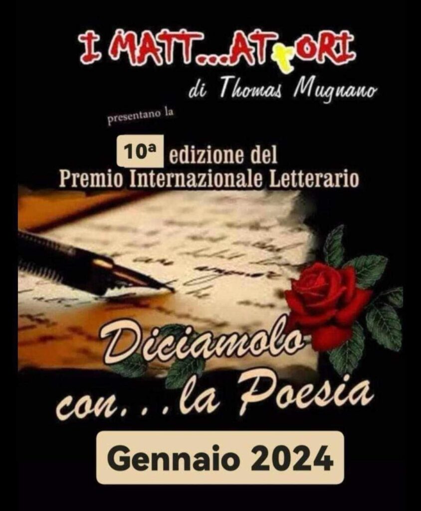 Roccarainola, sabato 20 gennaio la X ed. del Premio Letterario DICIAMOLO CON LA POESIA: in gara 234 poeti provenienti da tutta Italia