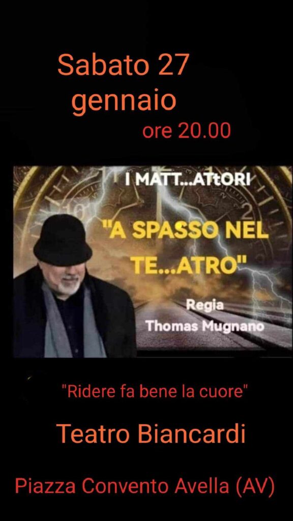 AVELLA.  Parte la rassegna al teatro Biancardi dellassociazione Rami del Melo.